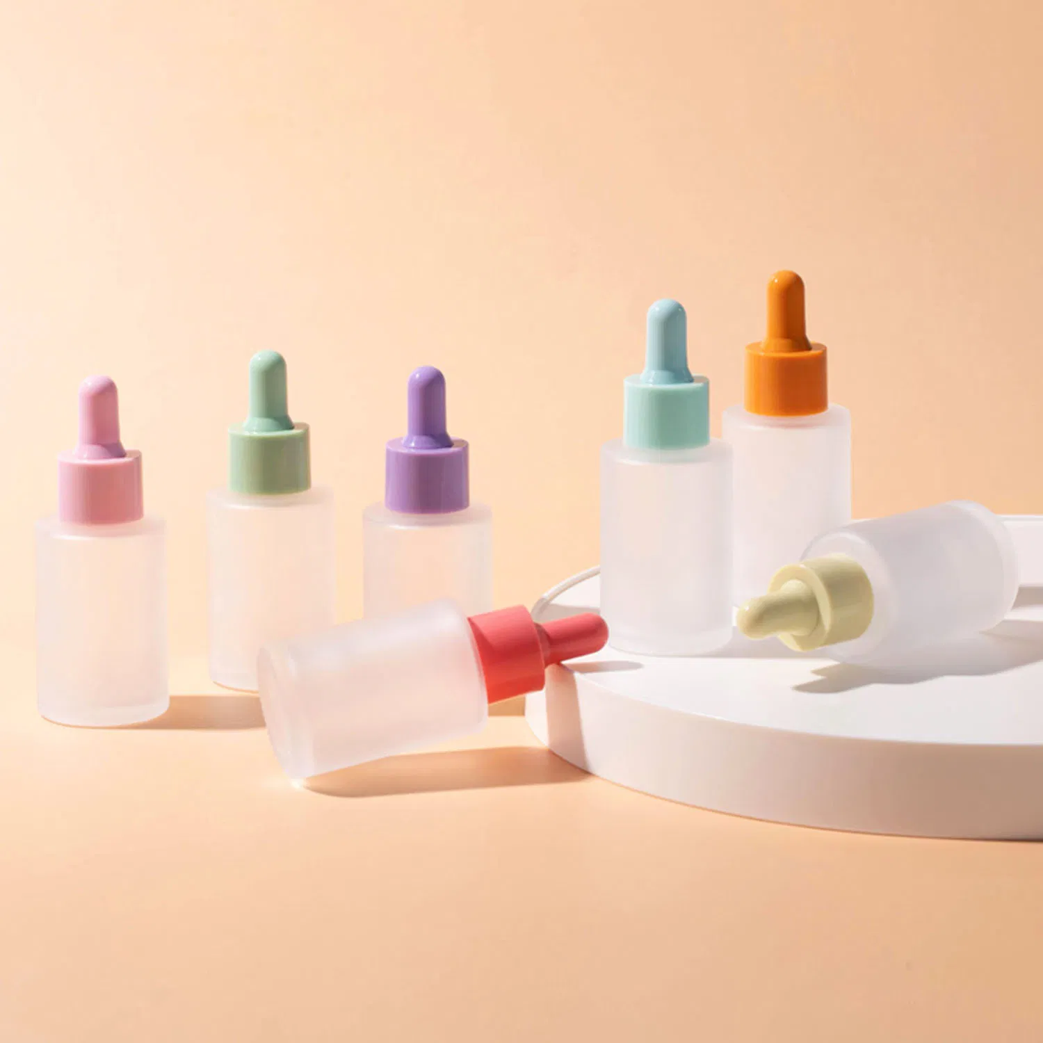 30ml Macaron Essential Oil Sub Glass Dropper Bottle Portable Travel