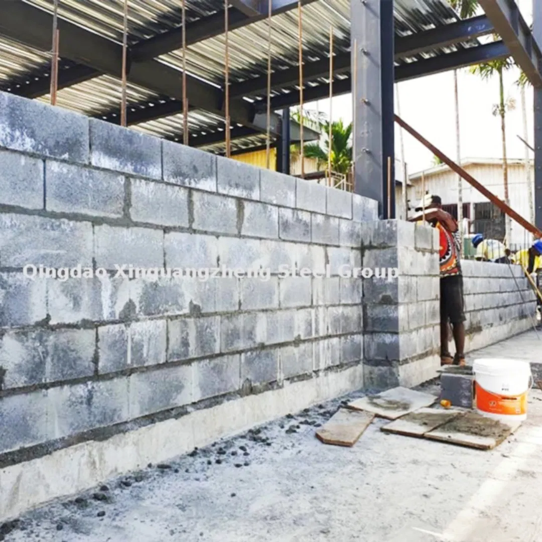 Cheap Price Prefabricated Steel Structure Supermarket Commercial Steel Shop in PNG