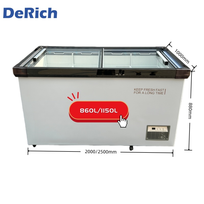 Морозильный ларь коммерческий DeRich, верхняя загрузка