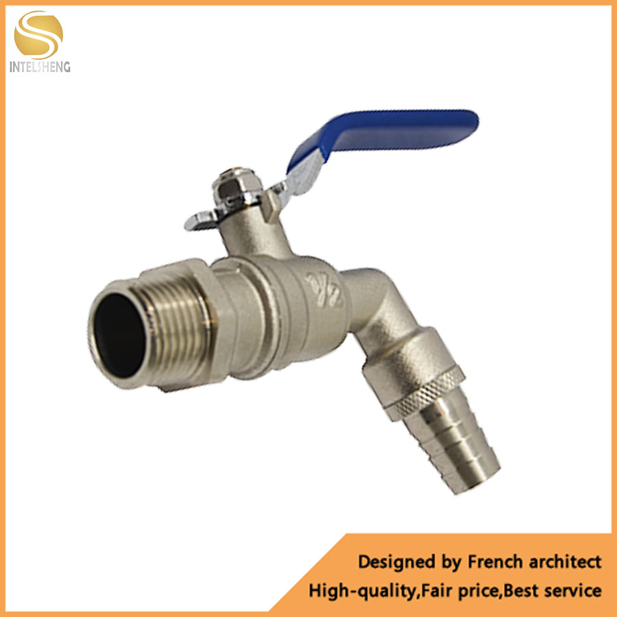 Ball Valve CF8m Hose Tap Bibcock Thread with Nut and Seal