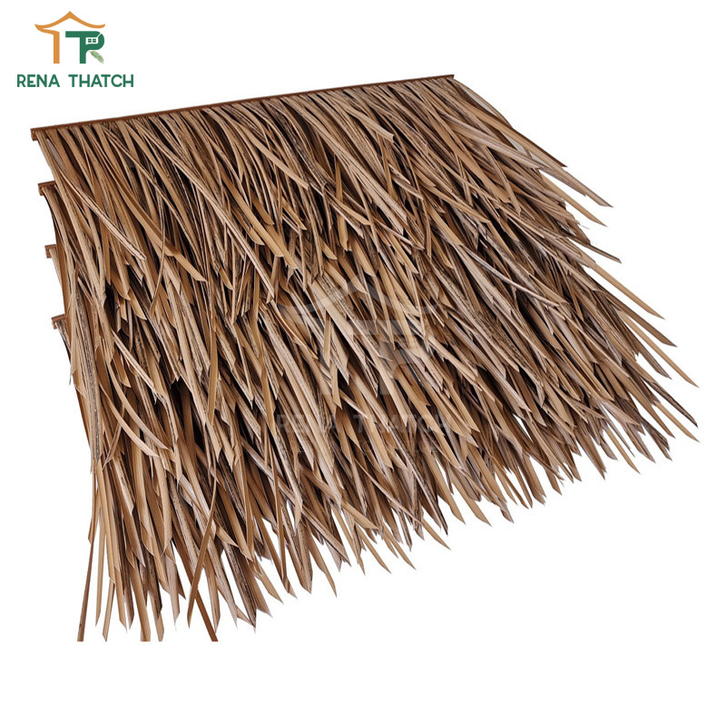 Long Life Durable Plastic Synthetic Roof Thatch Anti-UV Artificial Roof Thatch