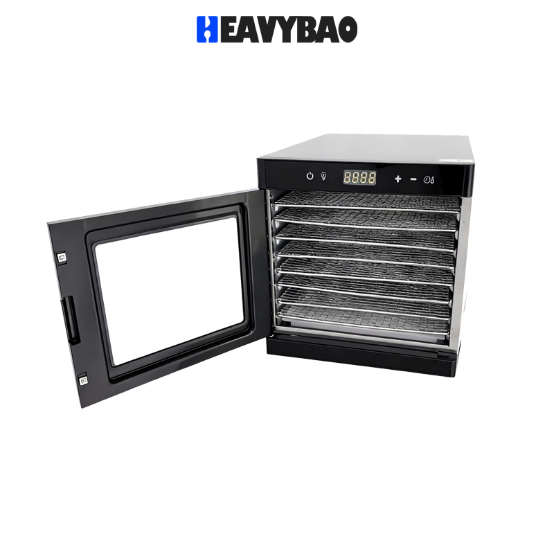 Heavybao Efficient Healthy Electric Stainless Steel Food Fruit Dehydrator Machine for Home Use
