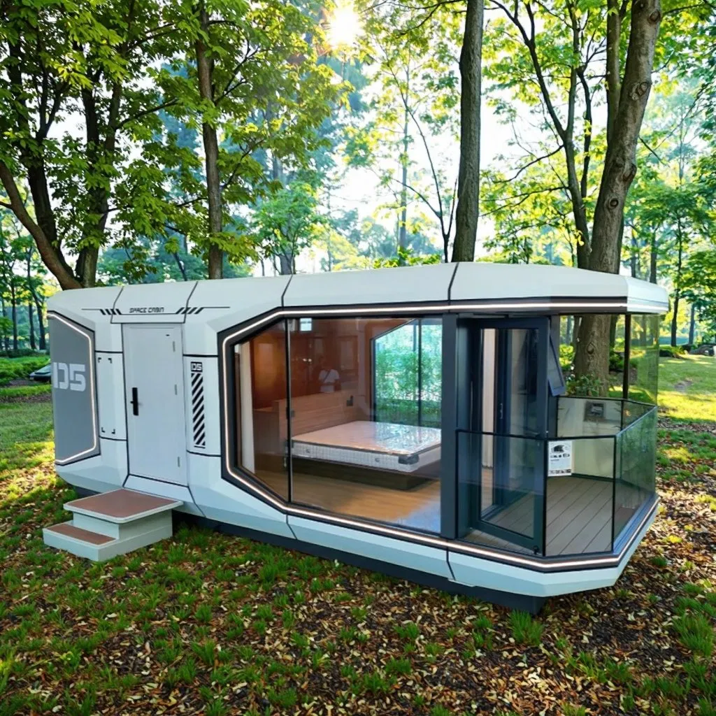 Mobile Homestay Tourism Container Prefab Room Space Capsule House 2 Bedrooms Tiny House Space Capsule