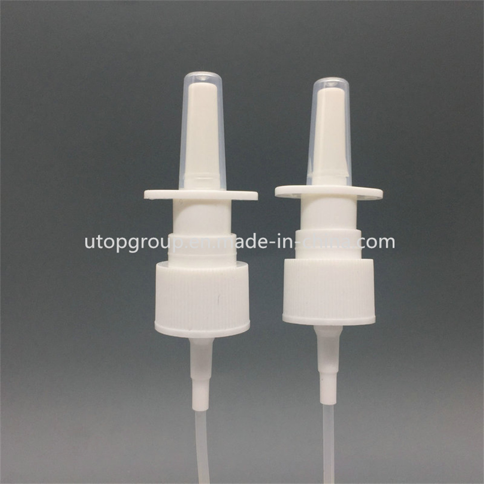 White & Black Fine Plastic 18mm 20mm Pump Sprayer for Nasal Mist Lids Bottle Caps & Closures