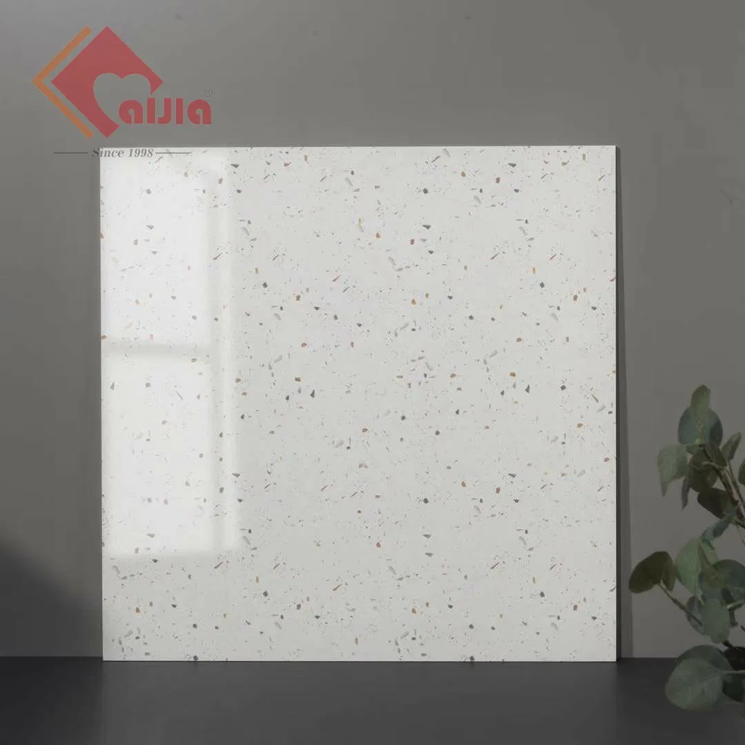 White Terrazzo Tiles 600x600mm 800x800mm Foshan Building Material Swimming Pool Flooring Glazed Porcelain Wall and Floor Tile