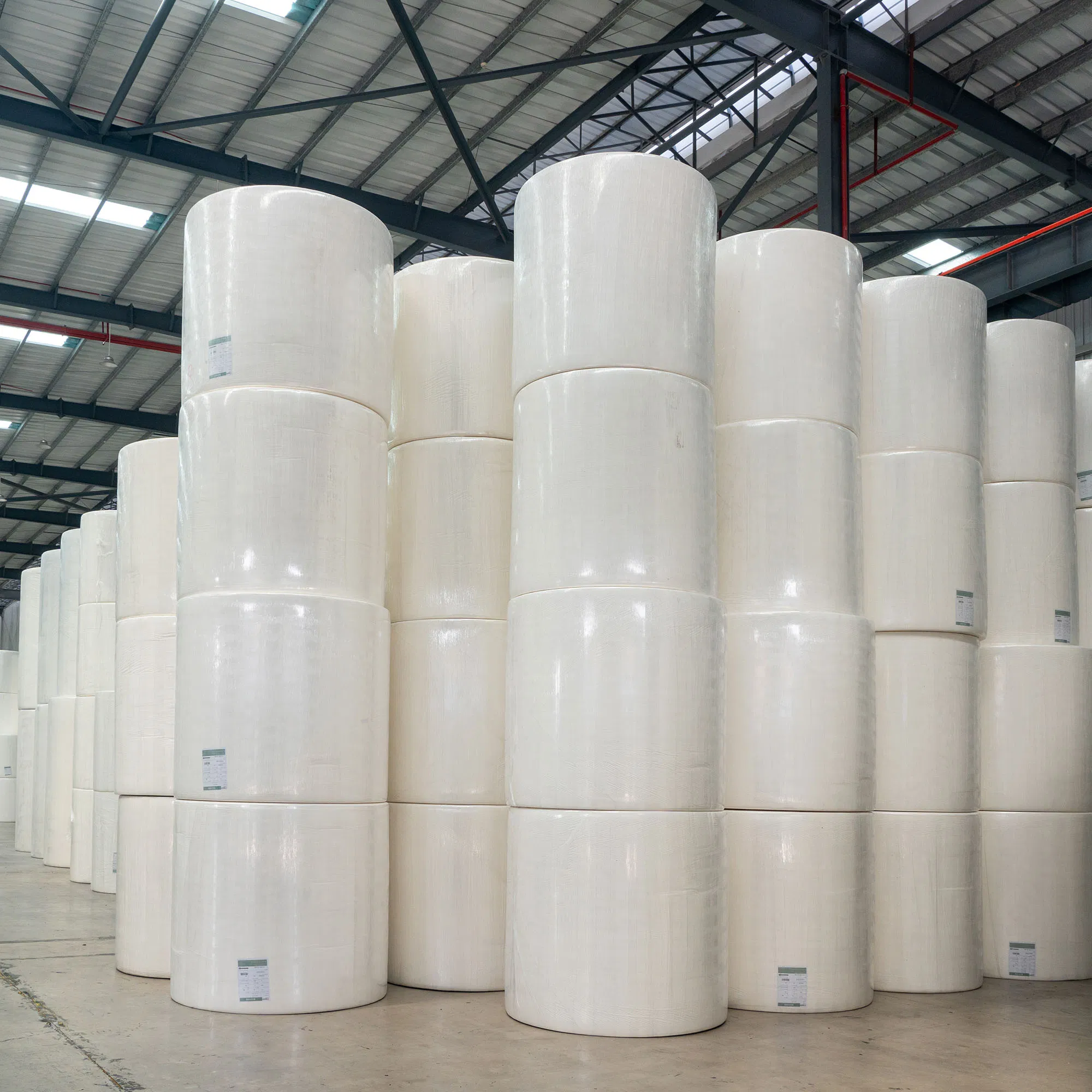 Chinese Factory Custom OEM Jumbo Tissue Paper Roll for Facial Tissue