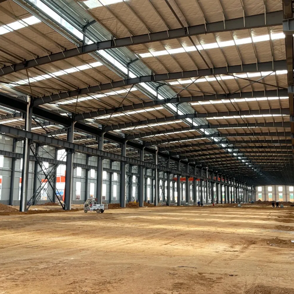 Prefabricated Industrial Steel Structure Building Customized Design for Warehouse Workshop Factory Construction Q235B Q355b Steel Material
