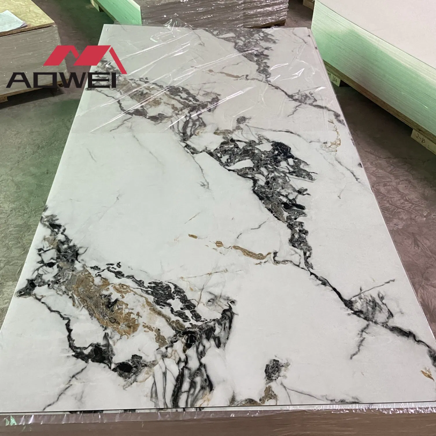 Durable PVC Marble Wall Covering Panel