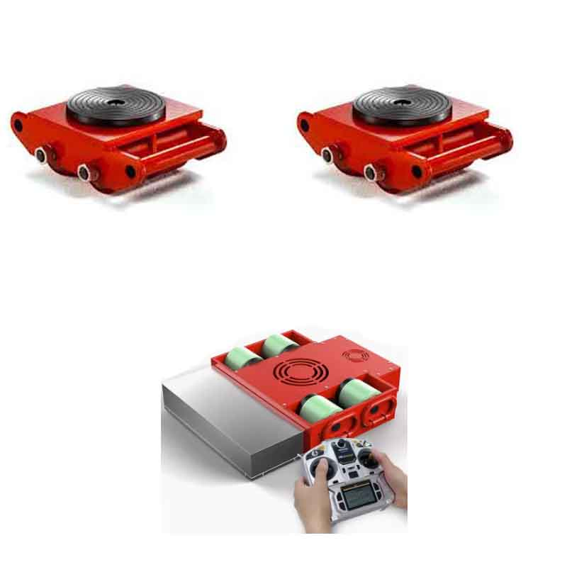 Battery-Operated Motorized Roller Dollies Electrically Driven Machine Skatesbattery-Operated for Industrial Equipment Equipped with Strong and Durable Wheels