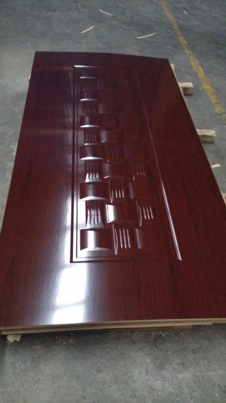 HDF Moulded Melamine Moulding Door Skin with Different Colours