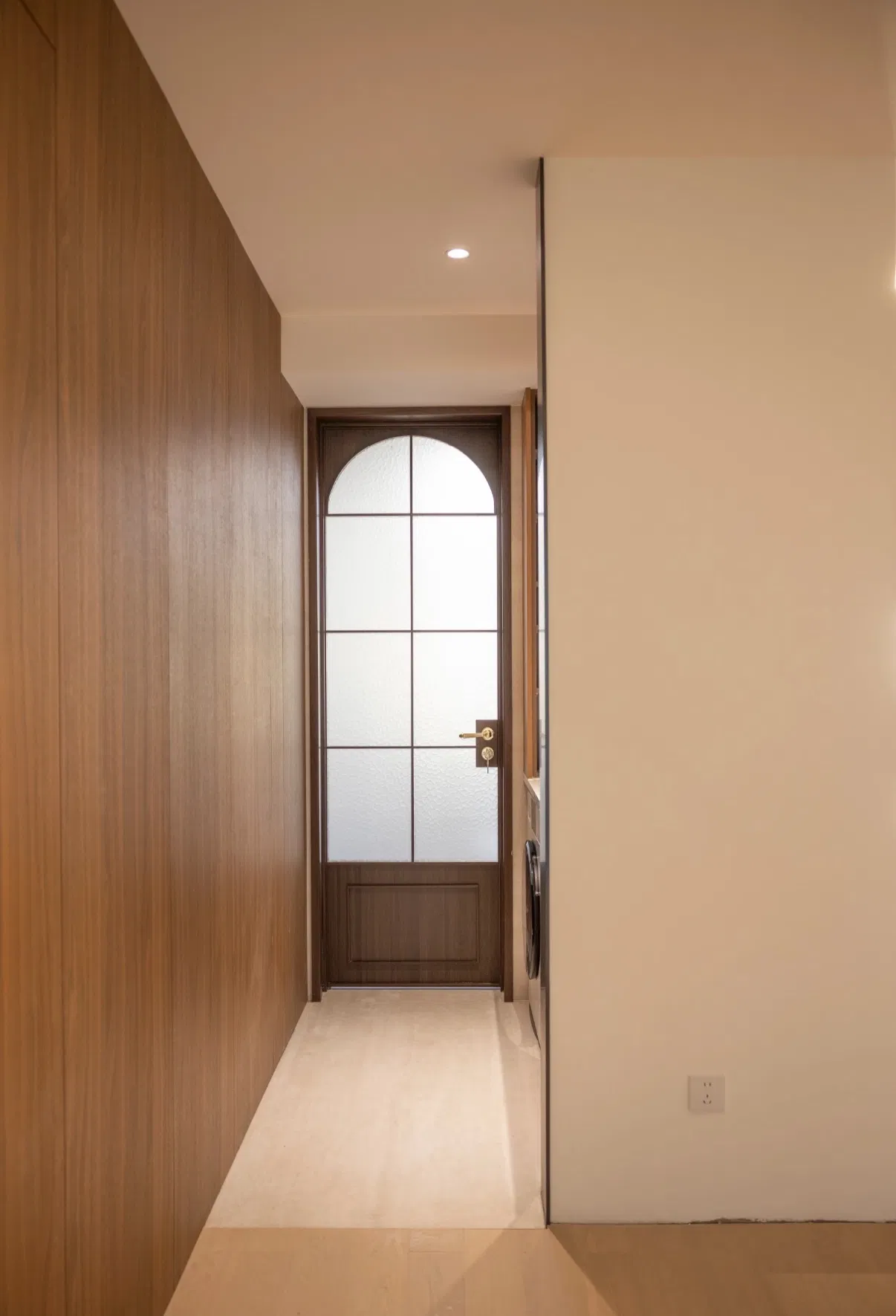 Стеклянная дверь для комнат с алюминиевой рамой