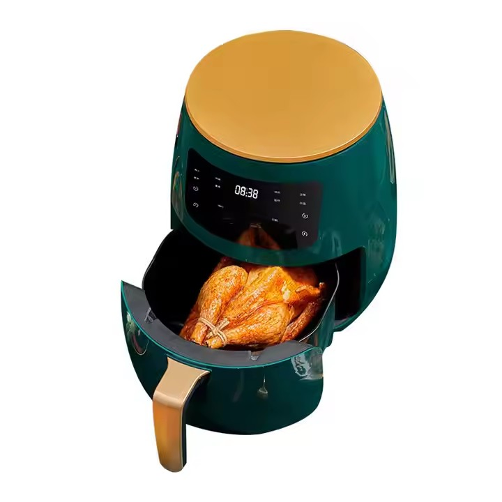 Household 4.5L Digital Control Electric Smart Air Fryers LCD Touchscreen Non-Stick Electric Air Fryer Oven