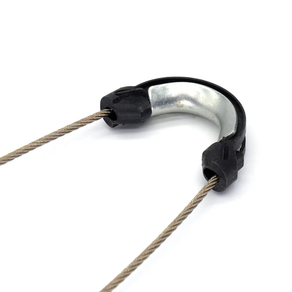 PA06 Optical Cable Tension Clamp Plastic Insulation Tension Clamp