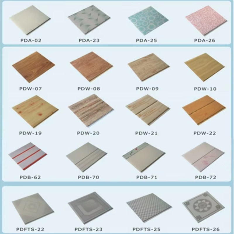 Cheaper Price Good Sale 25cm Width PVC Wall Decoration Panel for Interior Building Decoration Material Ceiling Board Wall Sheet