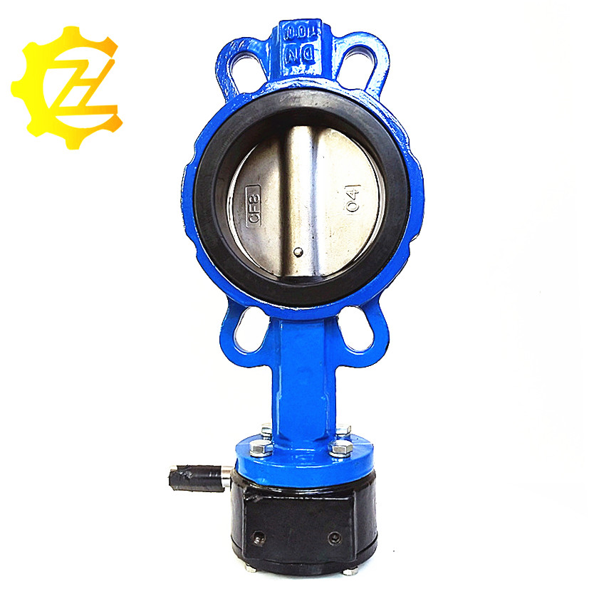 Pneumatic Actuator EPDM NBR Seated Di Wafer Butterfly Valve