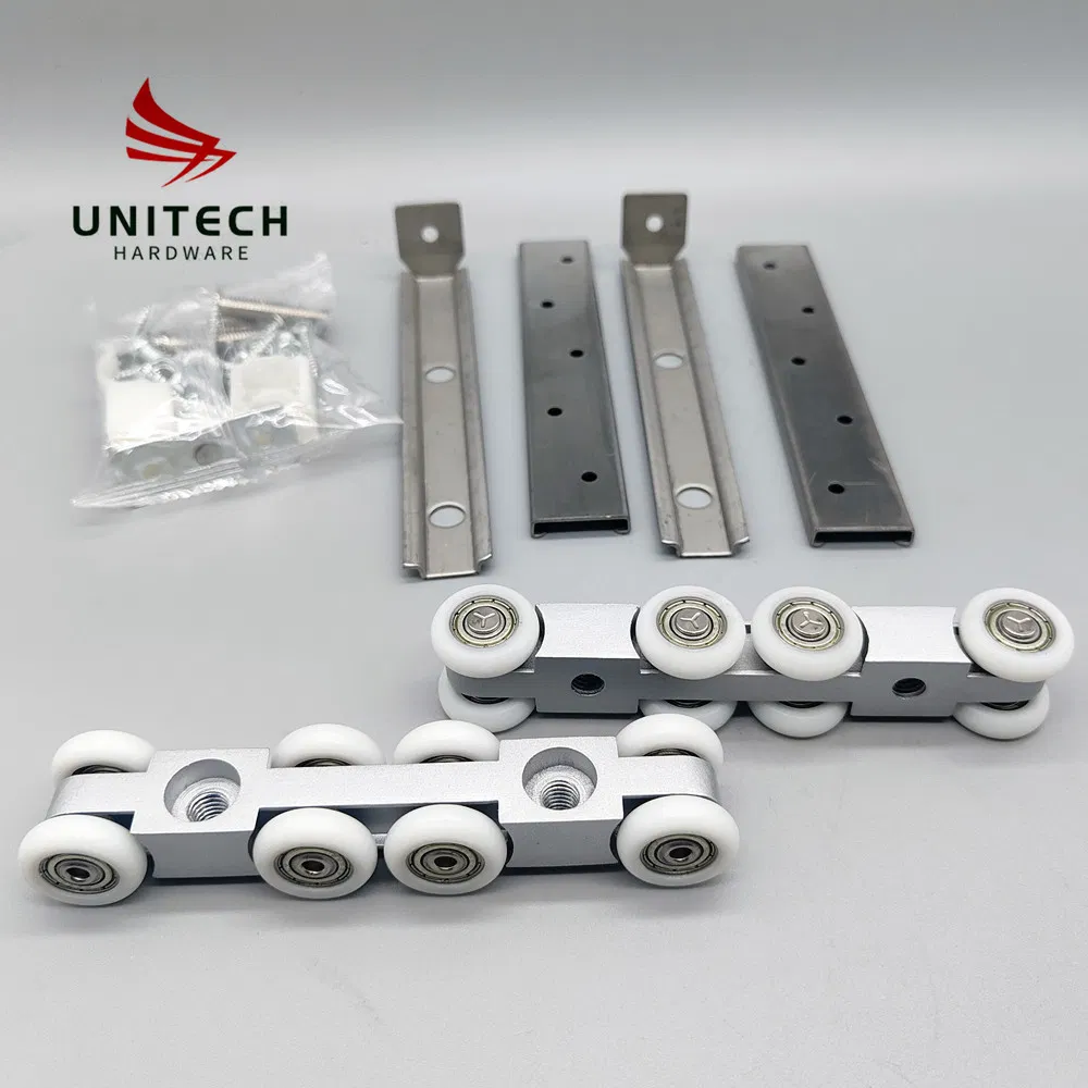 Aluminium Body 8 Wheels Hanging Door Roller Suit with Low Factory Price