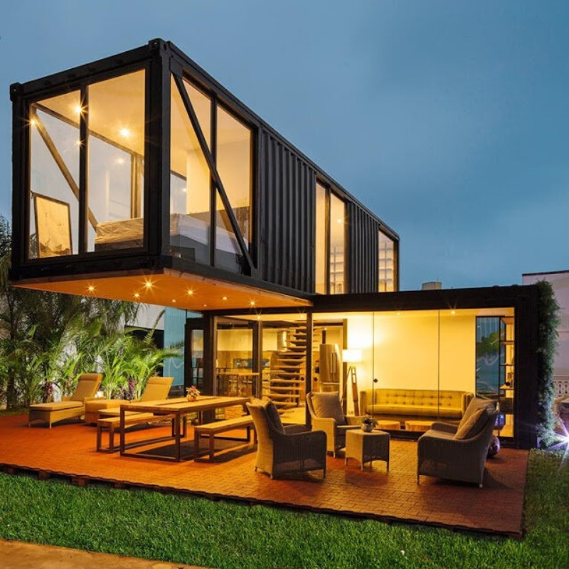 Movable Customized New Design Container House Prefabricated Portable Tiny Houses with High Quality