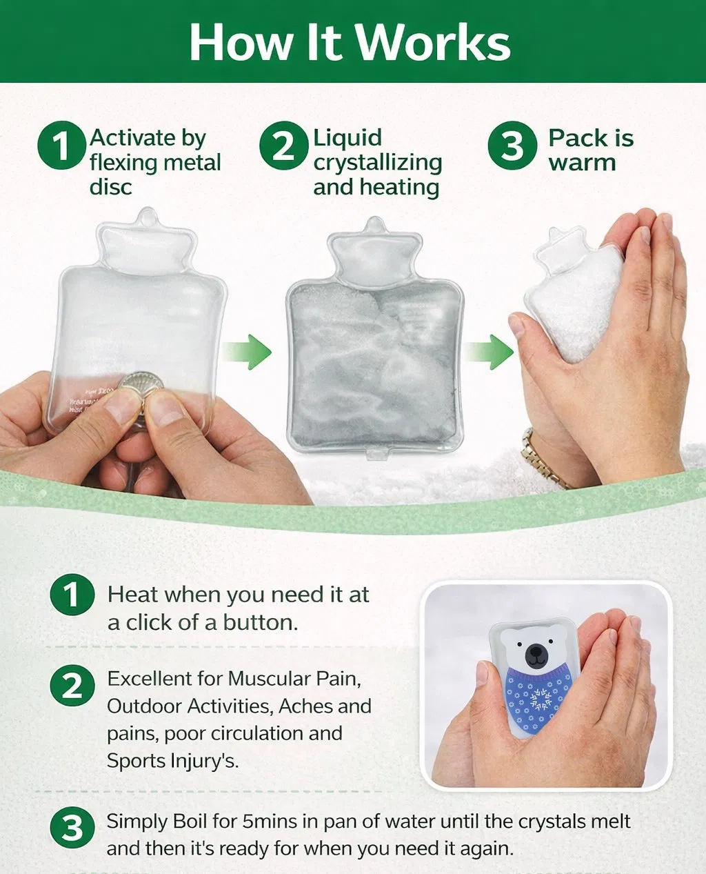 Cozy Animal-Shaped Hand Warmer Heating Pad for Cold Days