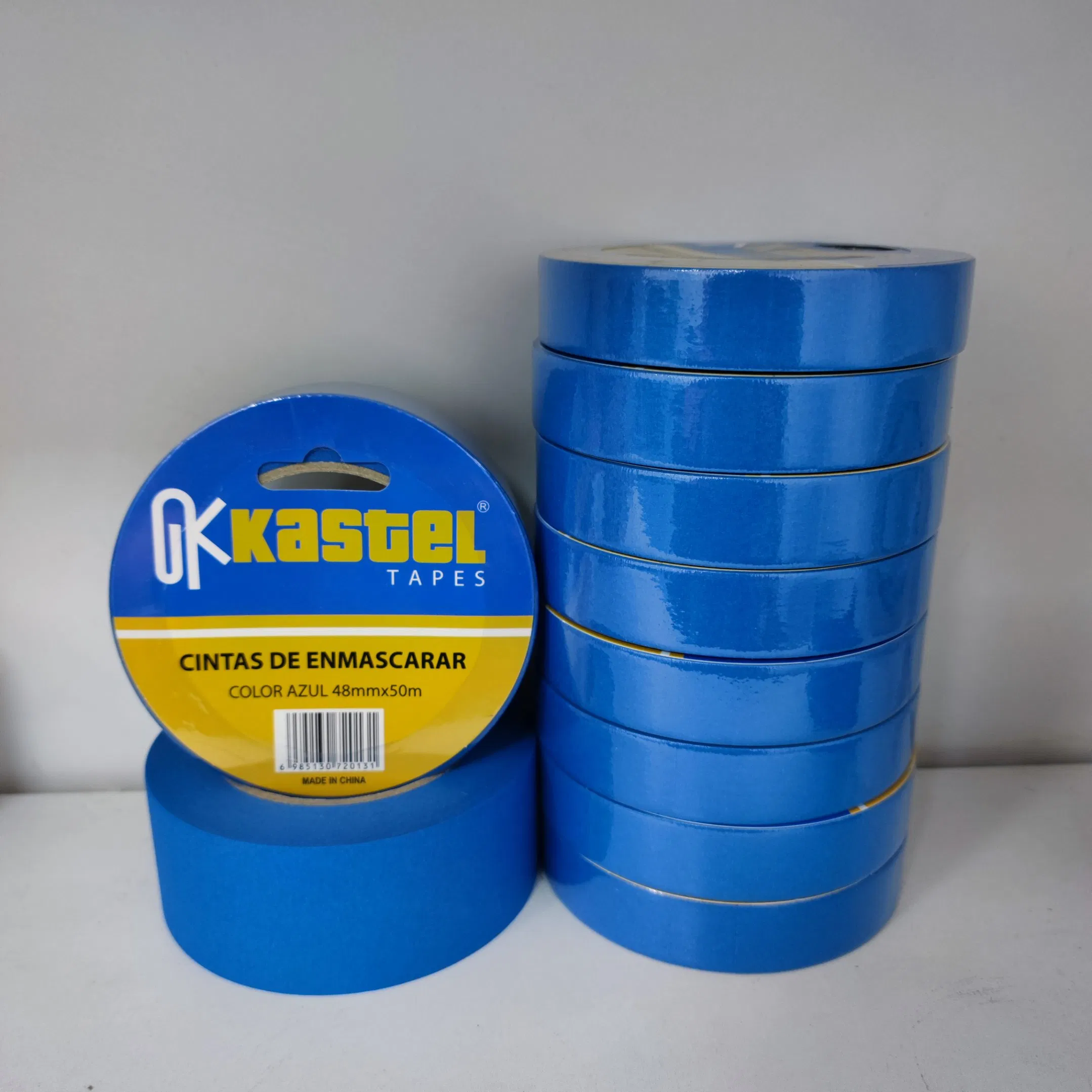High UV Resisitent Outdoor Blue Painter's Tape for Wall Masking