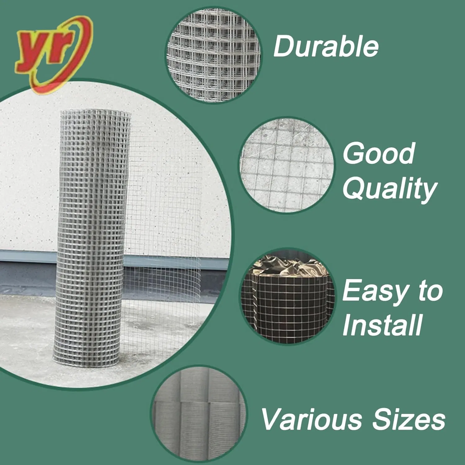 Best Seller 1/2 Inch PVC Coated Welded Wire Mesh for Home/Agricultural/Poultry Using