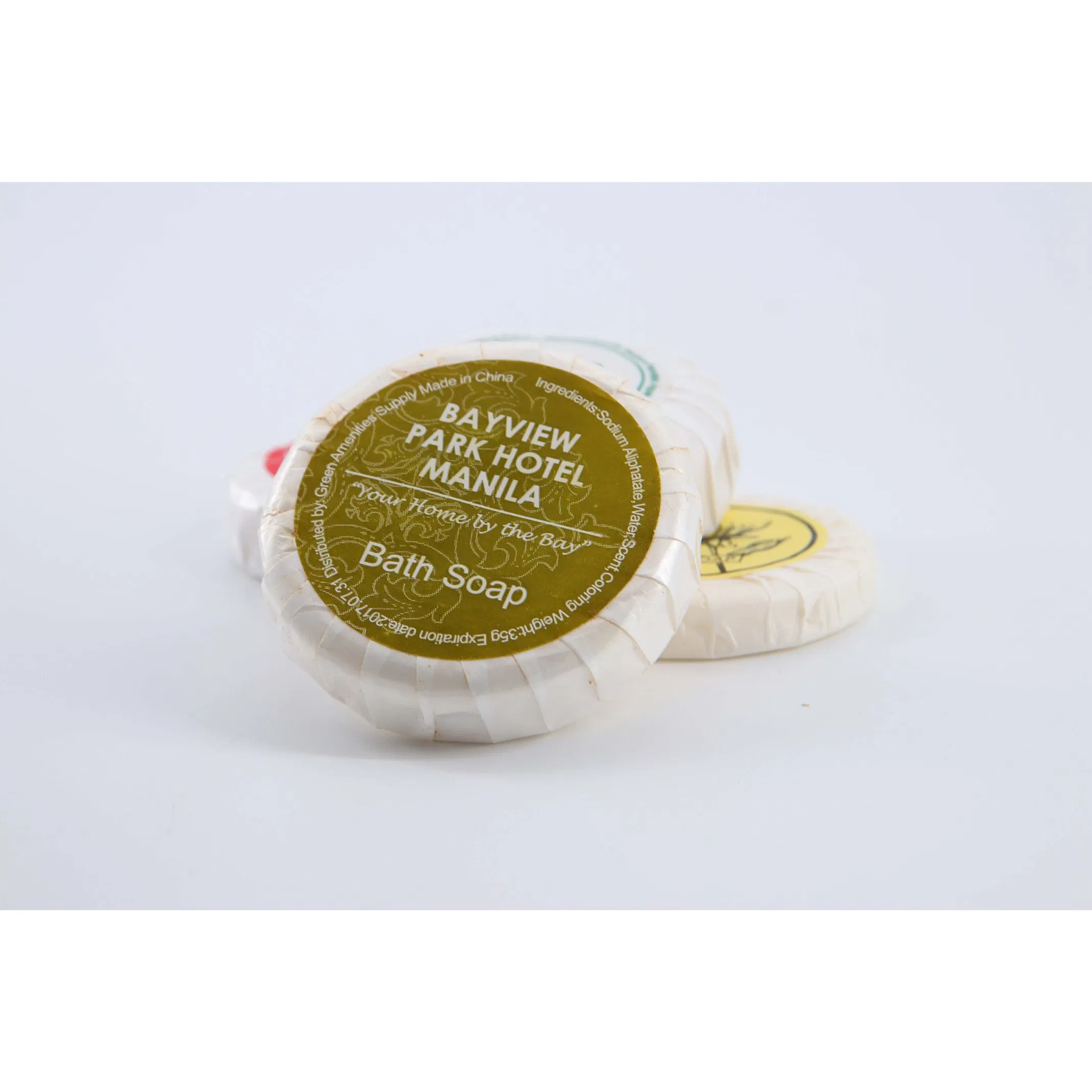 Wholesale Hotel Amenities Luxury Supplies Disposable 20g Mini Round Whitening Bath Toilet Natural Hotel Soap