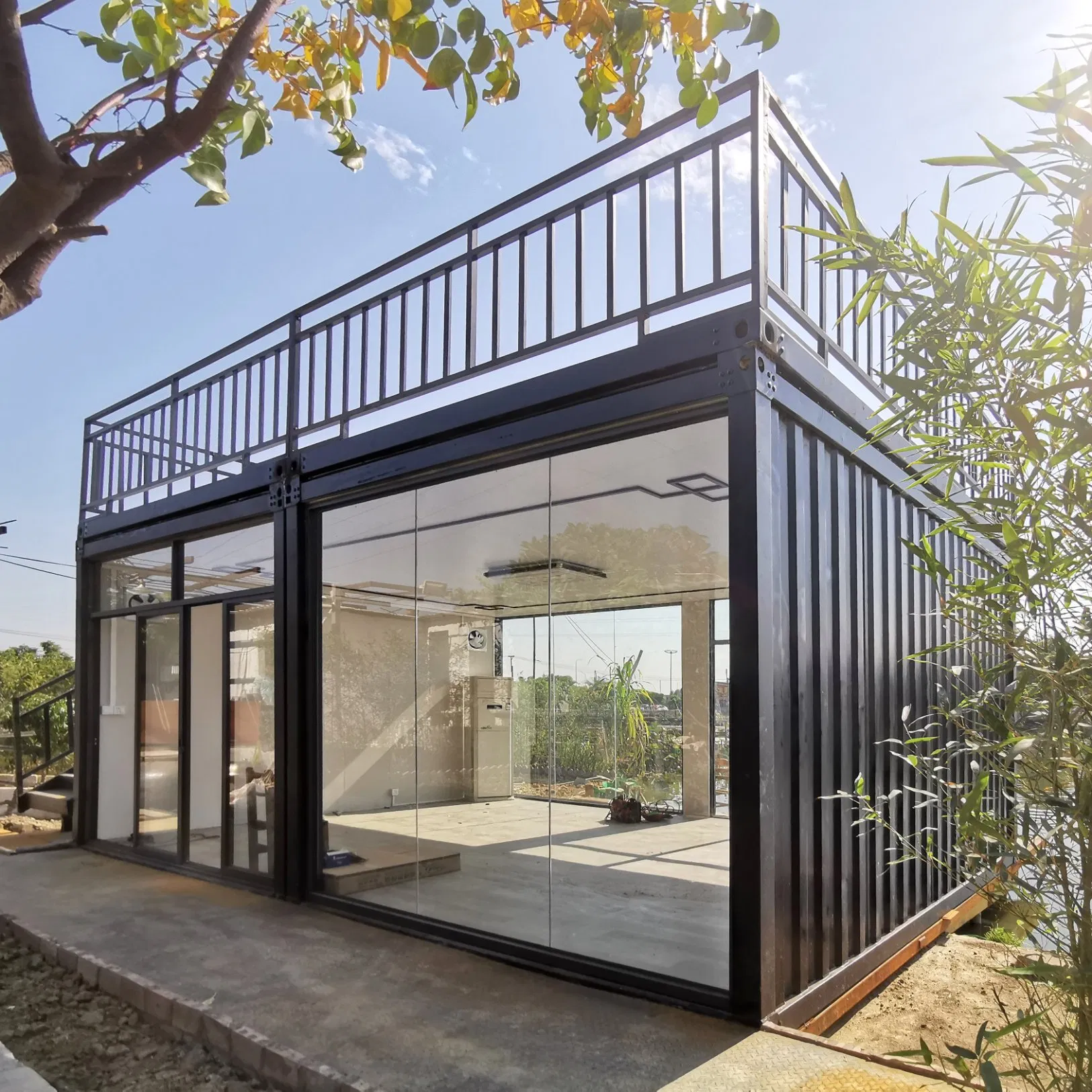 Customized 20/40FT Expandable Living Office Modular Portable House Prefabricated House Prefab Home Container House