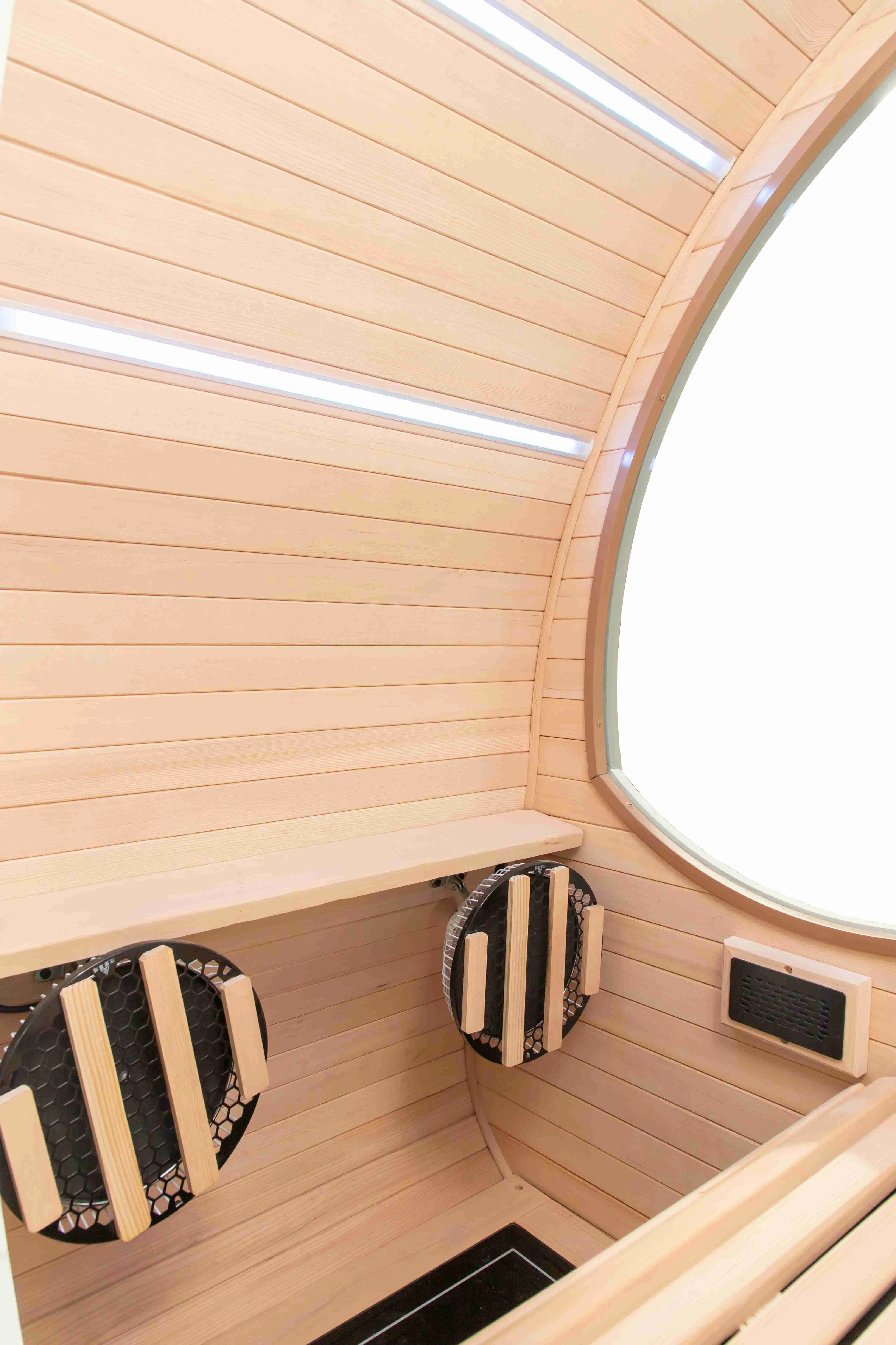 Инфракрасная сауна для одного человека Vhealth Gray Whale