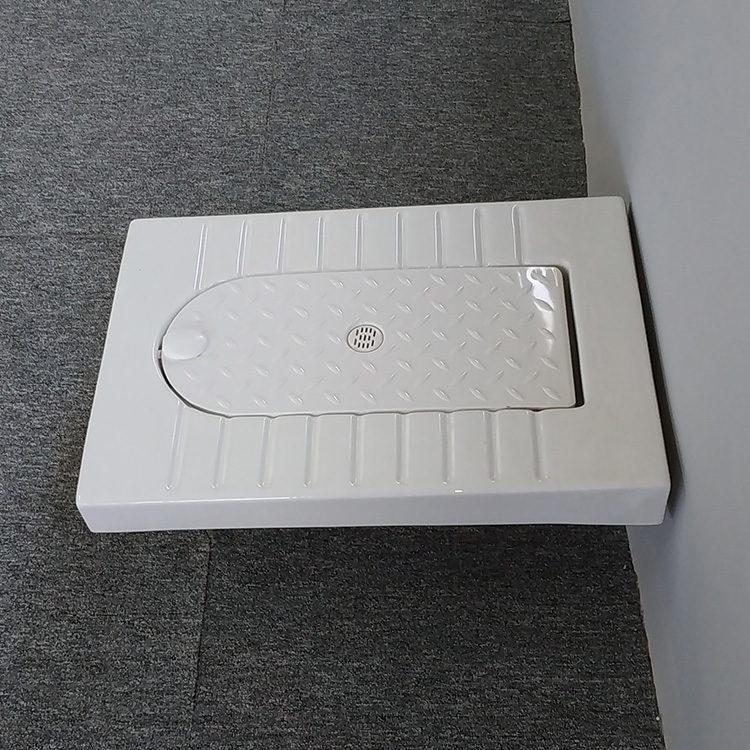 Asian-Style Ceramic Toilet White Color Squat Cover Pan Type High Quality Best Price Wc