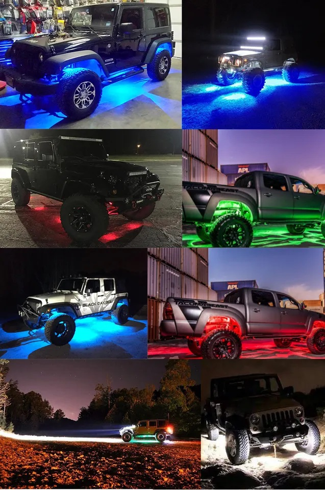 LED Car RGB Mini Pod Rock Light
