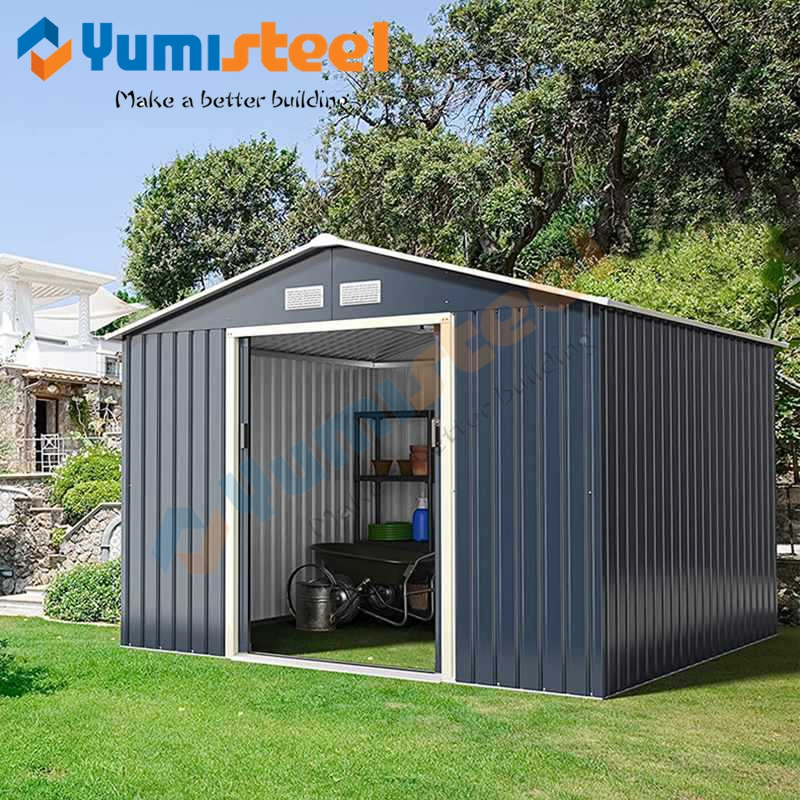 Removable Outdoor Storage Shed Garden Tool Room Tin House