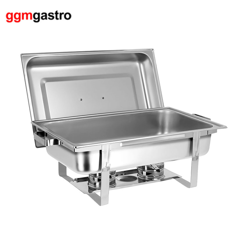Stainless Steel Hydraulic De Lux Buffet Set Heating Food Warmer Chafing Dishes