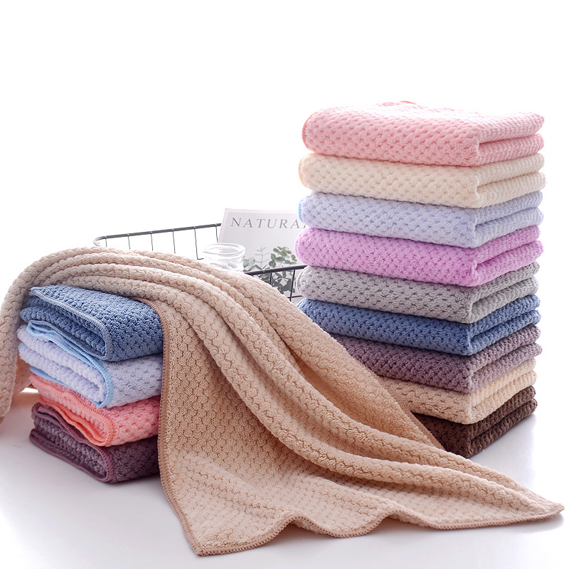 Factory Wholesale Waffle Design Bath Towel for Hotel Beauty Salon Use Cheap Towels