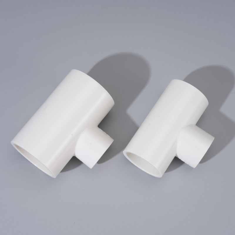 PVC Branch Reducing Tee for Multi-Line Water Pipe Configuration UPVC Tee PVC Pipe Fittings