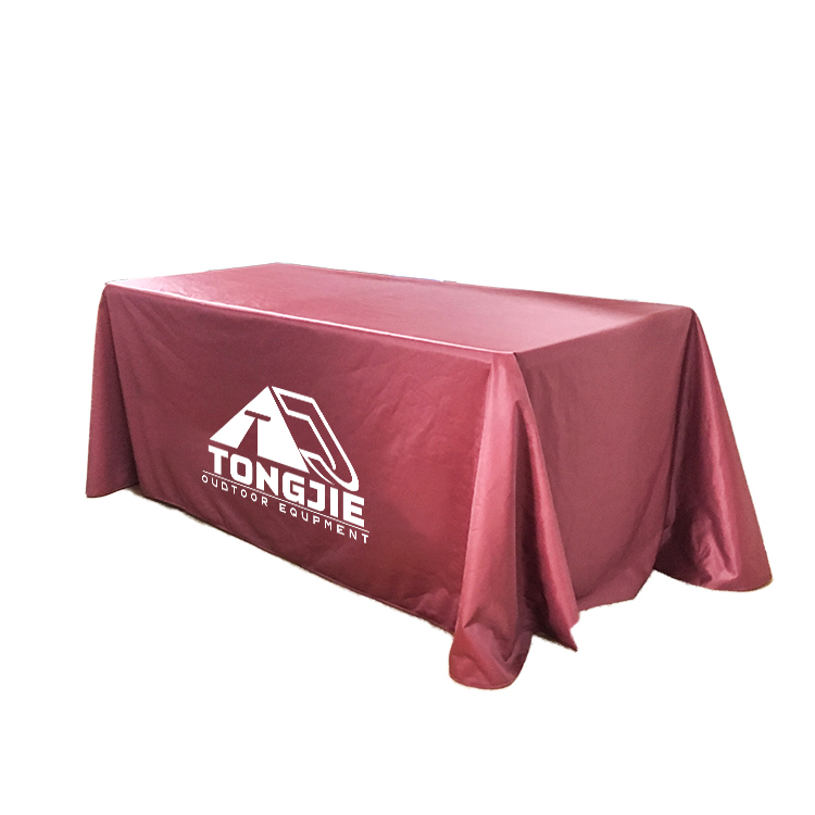 Custom Table Cloth Trade Show Sublimation Printed Logo