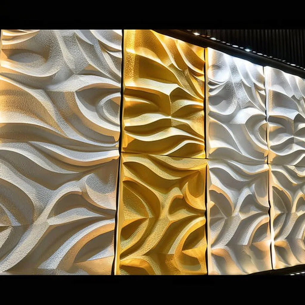 Dynamic Texture Wall Panel Three-Dimensional Corrugated Decorative Panel