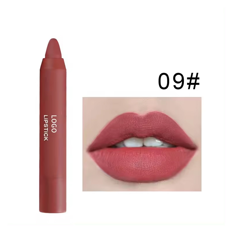 Ditong Muti-Color Velvet Matte Lipstick Pencil Vegan High Pigment Lipstick