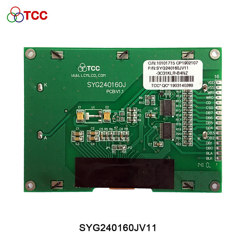 Модуль LCD FSTN 240x160 UC1611s, 16-pin