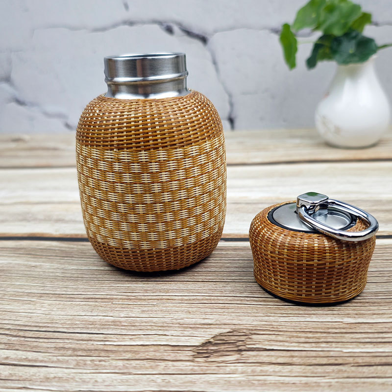 Бамбуковая термокружка Creative, 20 oz, для чая и путешествий