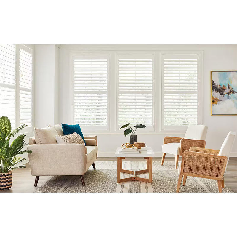 Factory Price Plantation Shutters Simple Style Wooden and PVC Shutters