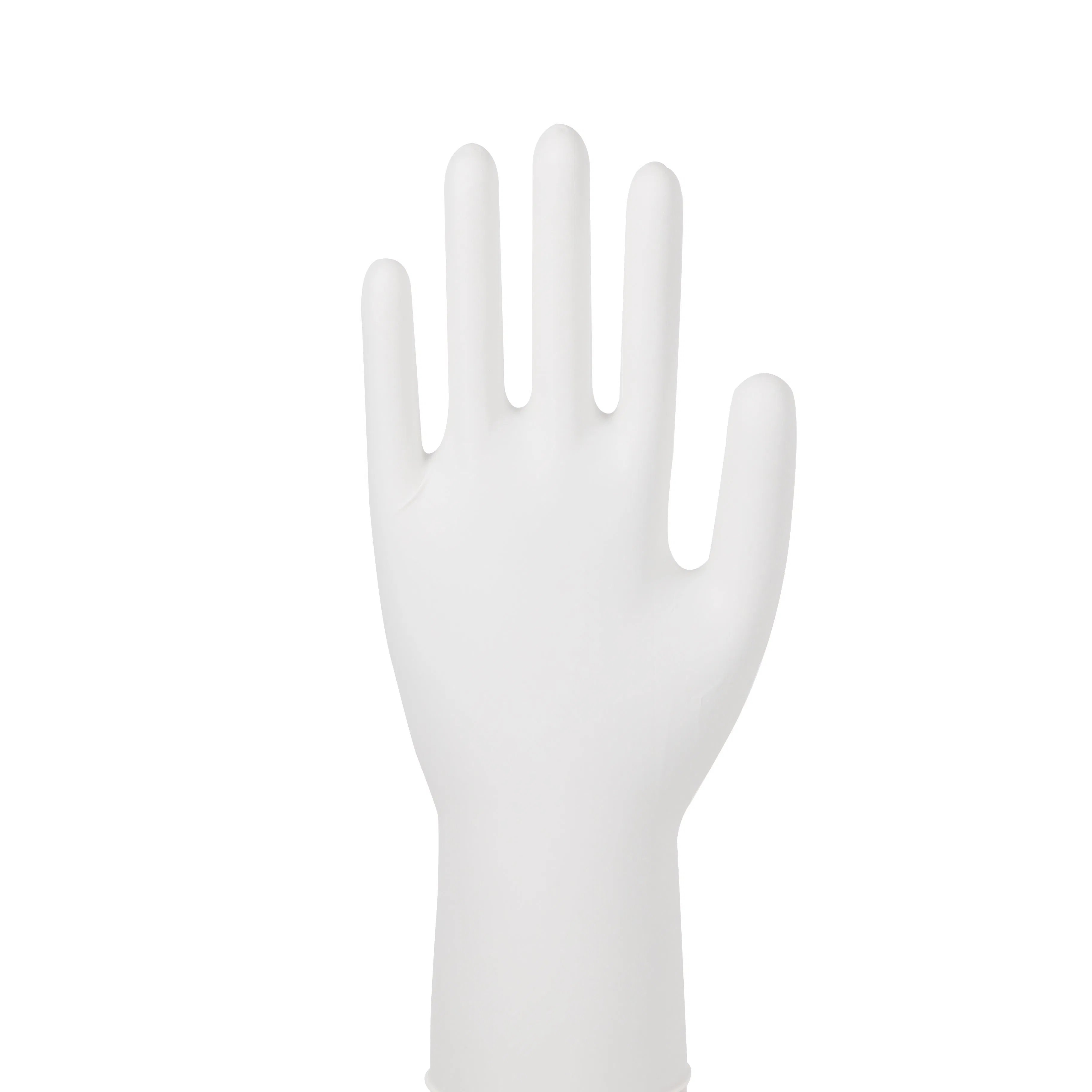 Disposable Industrial Electronics White Nitrile Glove Powder-Free
