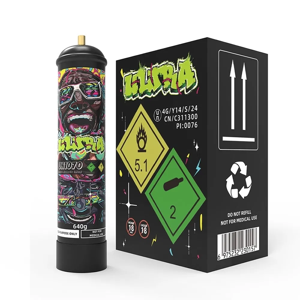 Maintenance-Free 1L/660g Canister Baking Tools Gas Cream Charger N2o