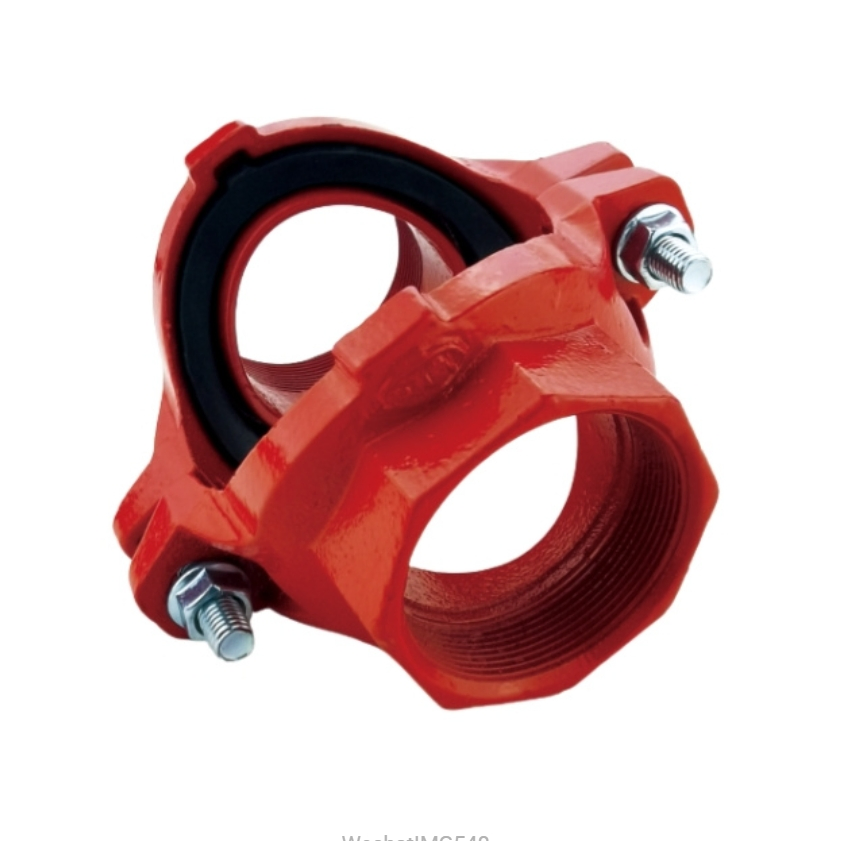 Casting Grooved Pipe Fitting for Fire Fighting Ductile Iron Mechanical Cross