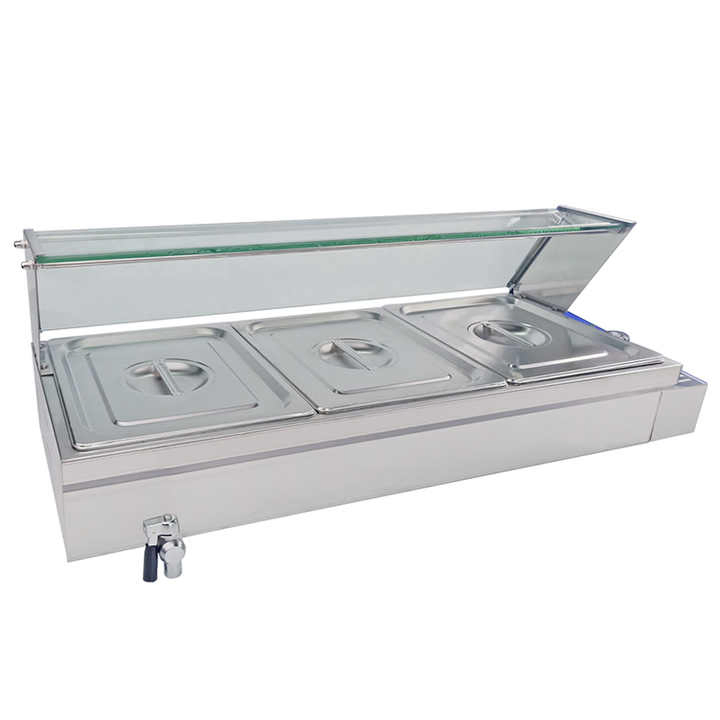 User-Friendly Commercial Food Warmer Countertop Electric Soup Bain Marie
