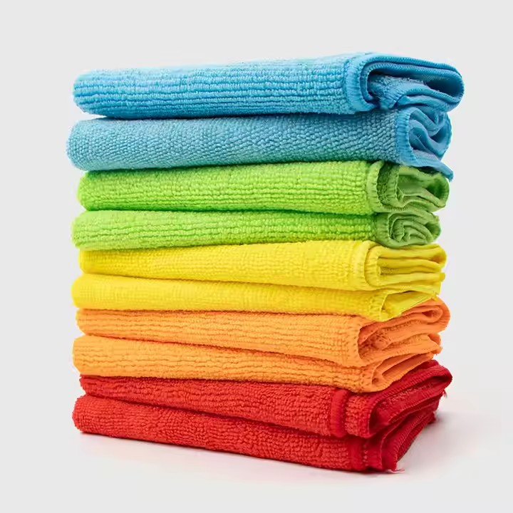 Hot Selling Microfiber Cleaning Cloth Microfiber Warp Knitted Towel Microfiber Clean Cloth Kitchen Clean Towel 300GSM Wash Car