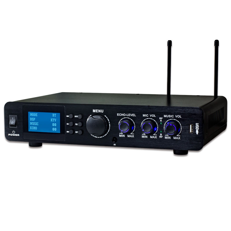 Tianlai Tl-K400 Amplificateur Audio Amplifier Audio Bluetooth Professional 500W Mixer Audio Sound Equipment Power Amplifier