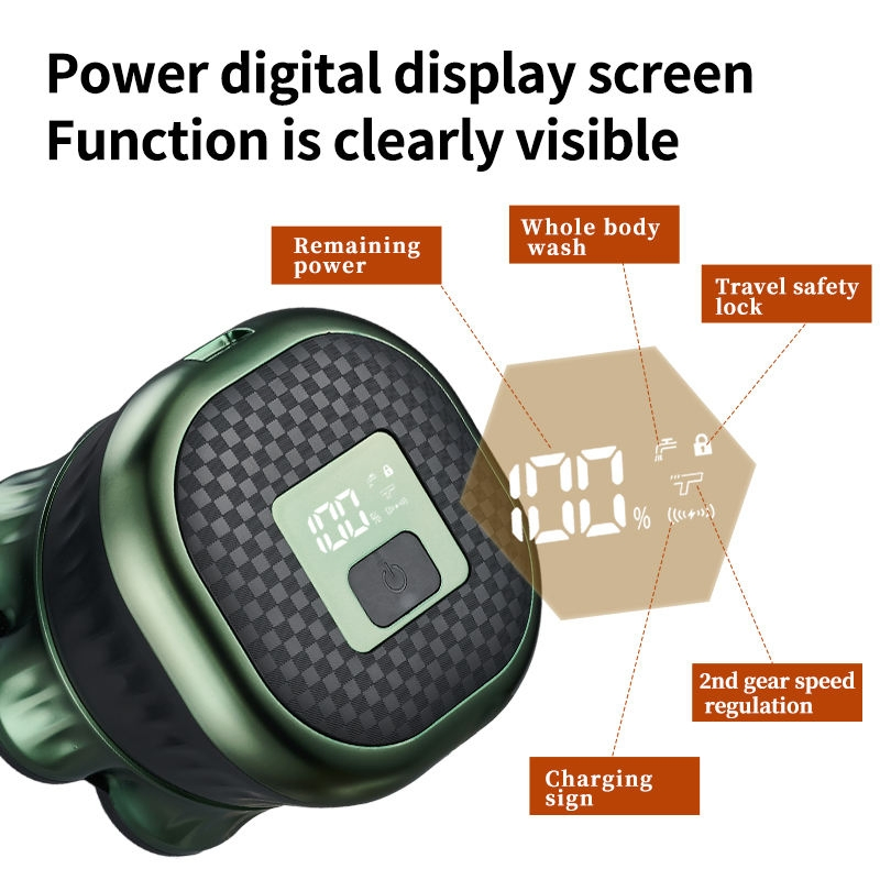 Professional Men's 7-Head Shaver-Electric Waterproof Beard & Body Hair Remover