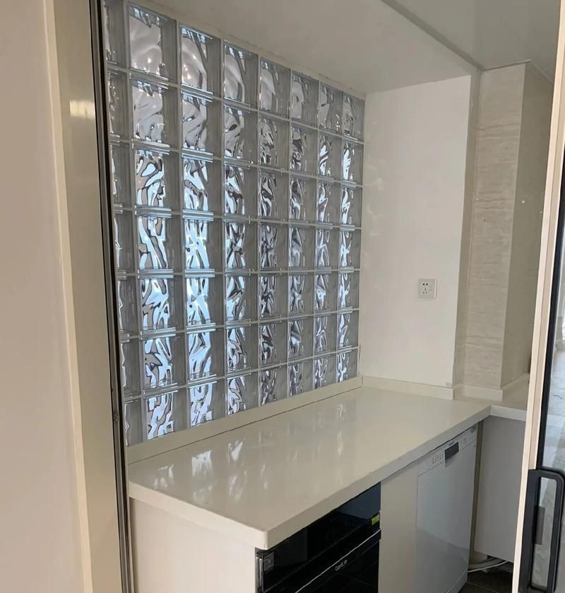 80mm 95mm 190 X190X80mm 190X190 X95mm 145 X145X80mm 145 X145 X95mm Glass Brick Block