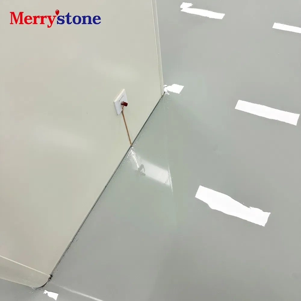 Эпоксидный антистатический наливной пол для телекоммуникаций