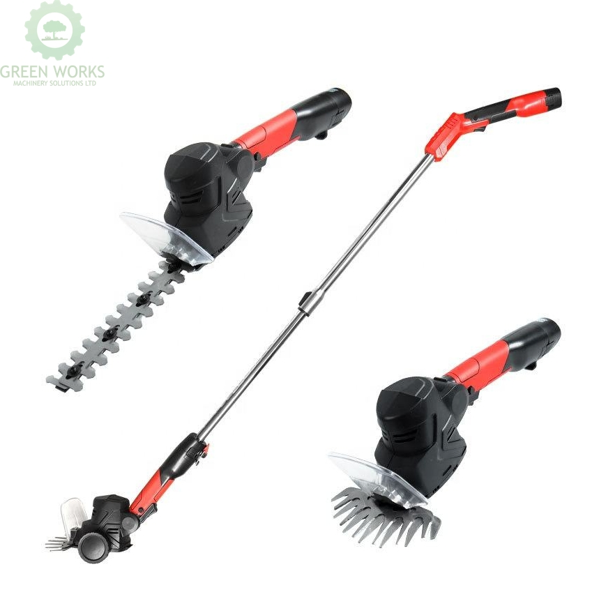 Best-Selling Battery Powered Cordless Handheld Hedge Trimmer with Long Pole Hedge Cutter for Home Garden Grass Cutting
