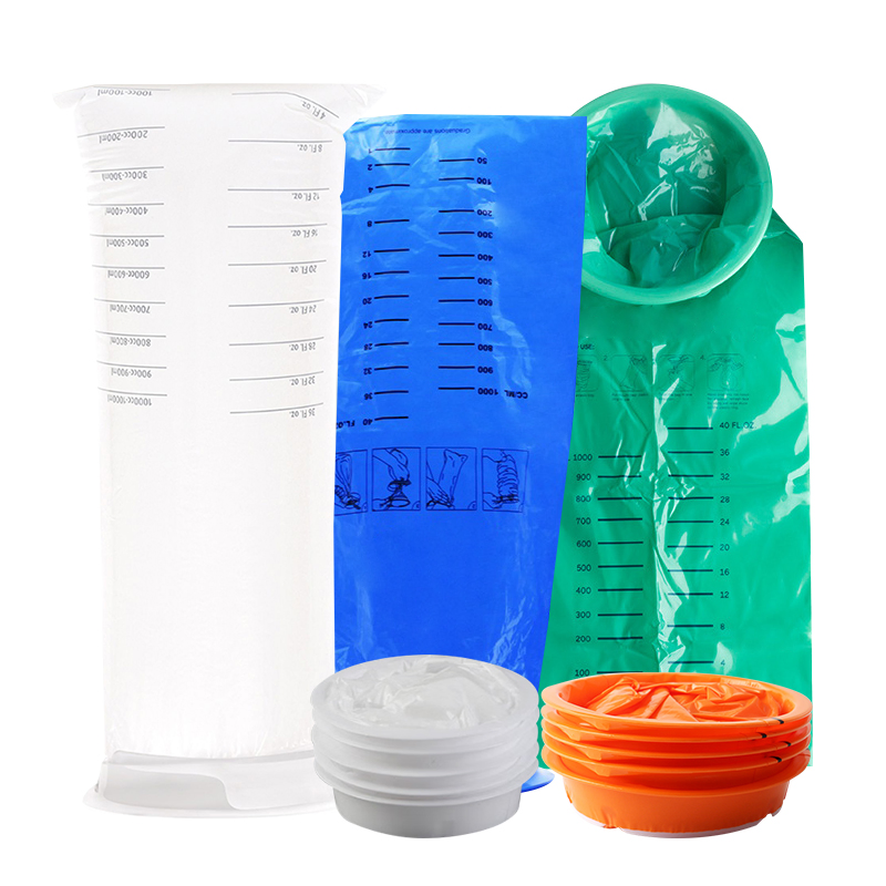 Medical Biodegradable Plastic Car Air Sickness Emesis Bag 1000ml Disposable Vomit Bags